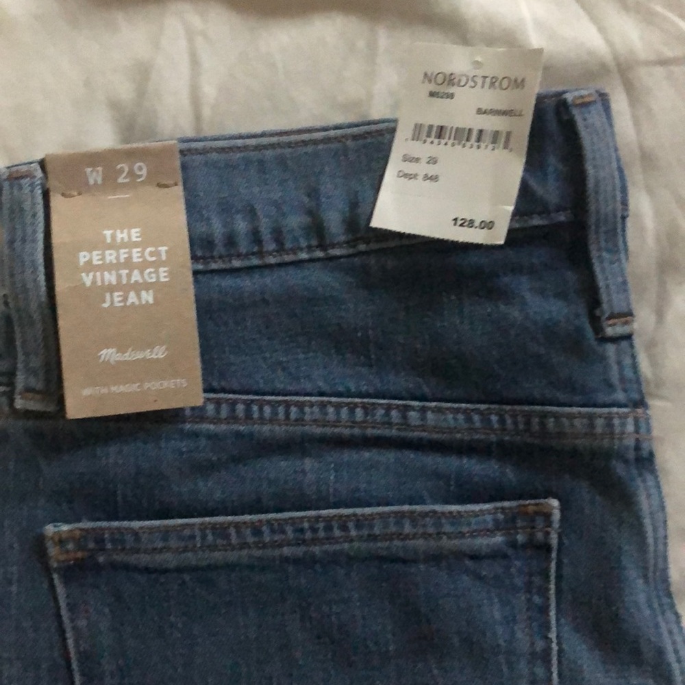 Madewell high waisted perfect vintage jean - NWT